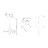 Multibrackets M Universal Projector Ceiling Mount 1600-3000 su tiksliu reguliavimu