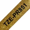 Brother TZE-PR851 juostelė etikečių gamybai juoda ant aukso