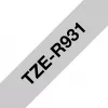 Brother TZE-R931 etikečių gamybos juosta juoda ant sidabro