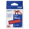 Brother TZE-RW34 juostelė etiketėms, aukso spalva ant raudonos