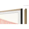 TV rėmelis Samsung VG-SCFA55TKBXC — plastikas su medžio apdaila, detalės 35,6×1241,1×17,7 mm ir 24,6×714,2×17,7 mm, svoris 430 g