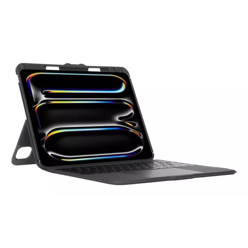 Klaviatūros dėklas TARGUS VersaVu THZ989NO, skirtas iPad Pro 13 colių — Bluetooth, pasukama nuimama klaviatūra, apsauginis aplankas