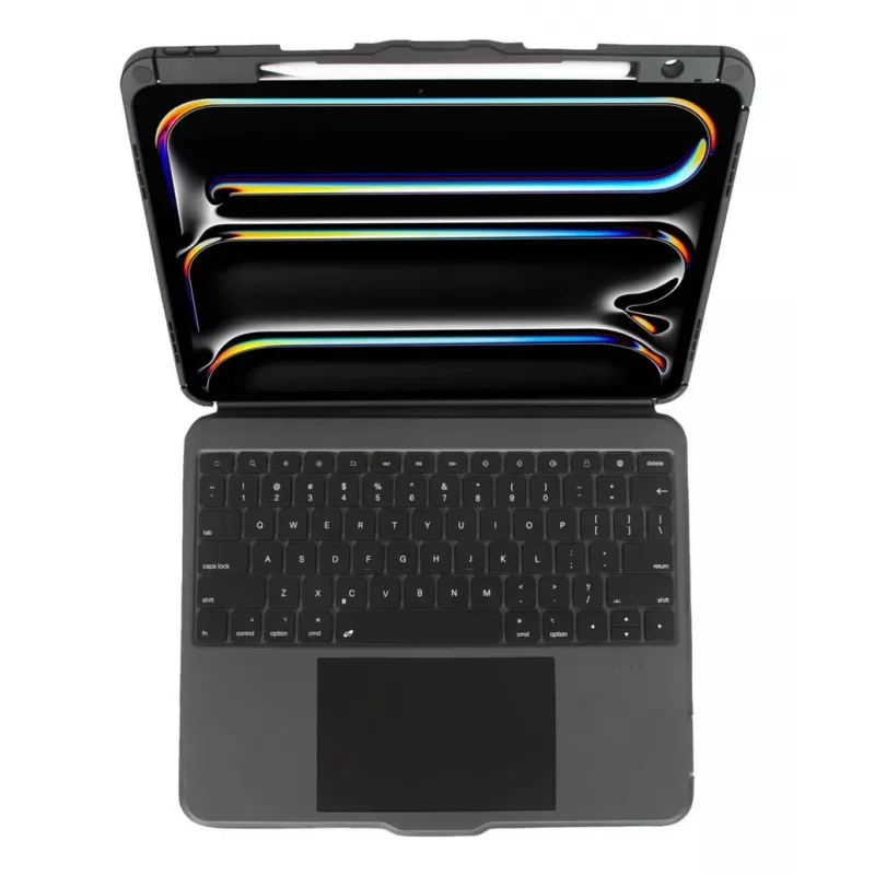 Klaviatūros dėklas TARGUS VersaVu THZ989NO, skirtas iPad Pro 13 colių — Bluetooth, pasukama nuimama klaviatūra, apsauginis aplankas