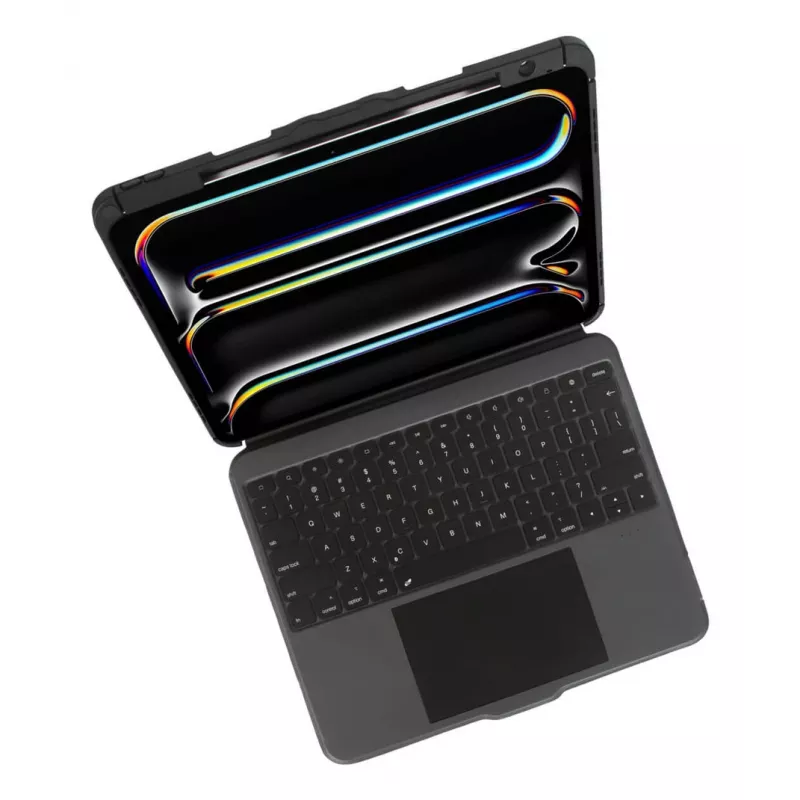 Klaviatūros dėklas TARGUS VersaVu THZ989NO, skirtas iPad Pro 13 colių — Bluetooth, pasukama nuimama klaviatūra, apsauginis aplankas