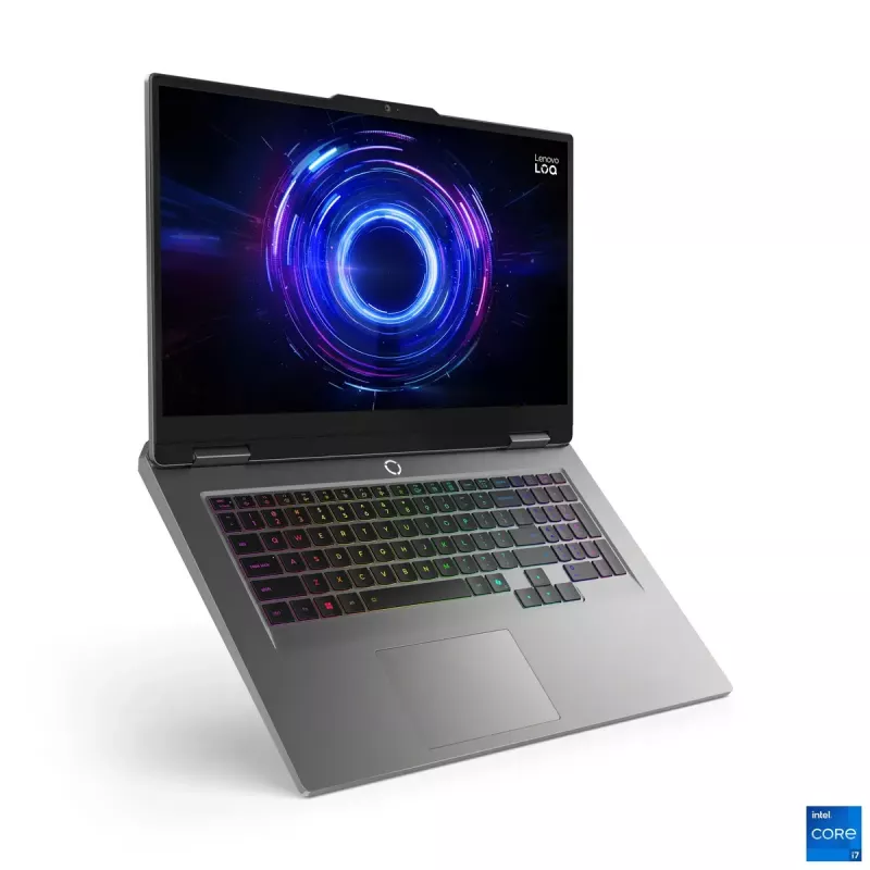 Nešiojamasis kompiuteris Lenovo LOQ 17IRX10 — 17,3 col. FHD IPS 1920×1080, nuo akinimo apsaugotas ekranas, Intel Core i5-13450HX, 16 GB DDR5, 1 TB SSD, NVIDIA GeForce RTX 5050 8 GB, Windows 11 Home