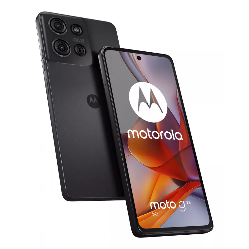 Motorola moto g75 5G 17,2 cm (6,78 colio) hibridinis Dual SIM „Android 14“ USB Type-C 8 GB 128 GB 5000 mAh pilka