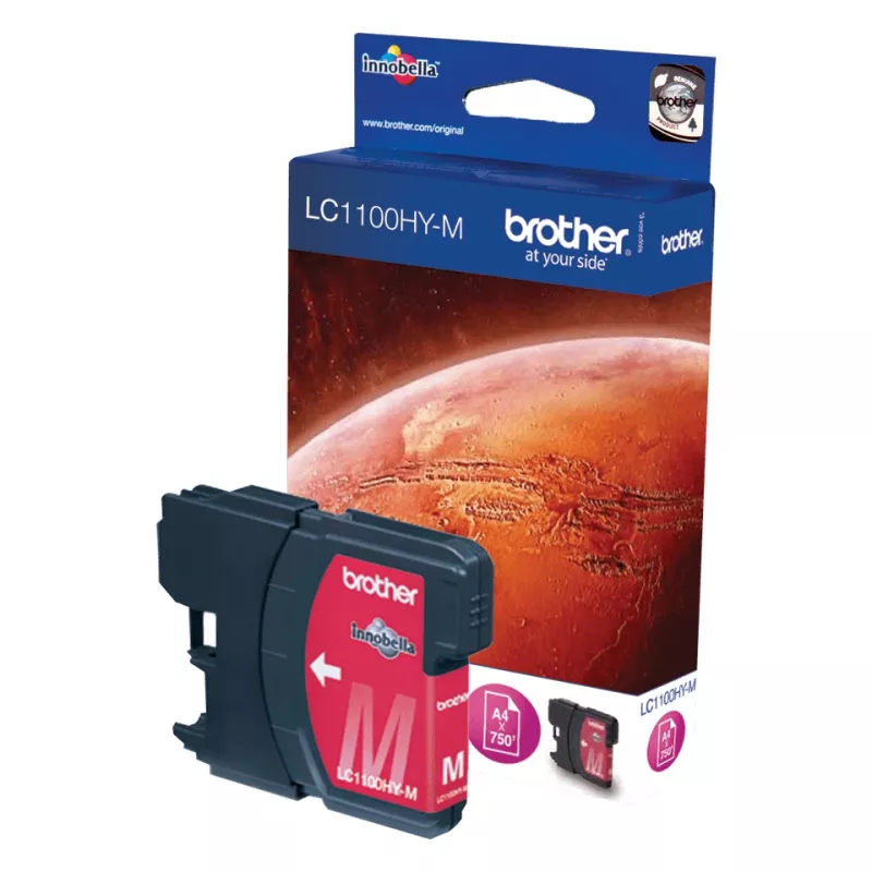 Brother LC1100HYM rašalo kasetė 1 vnt. Originali Didelio našumo (XL) Magenta