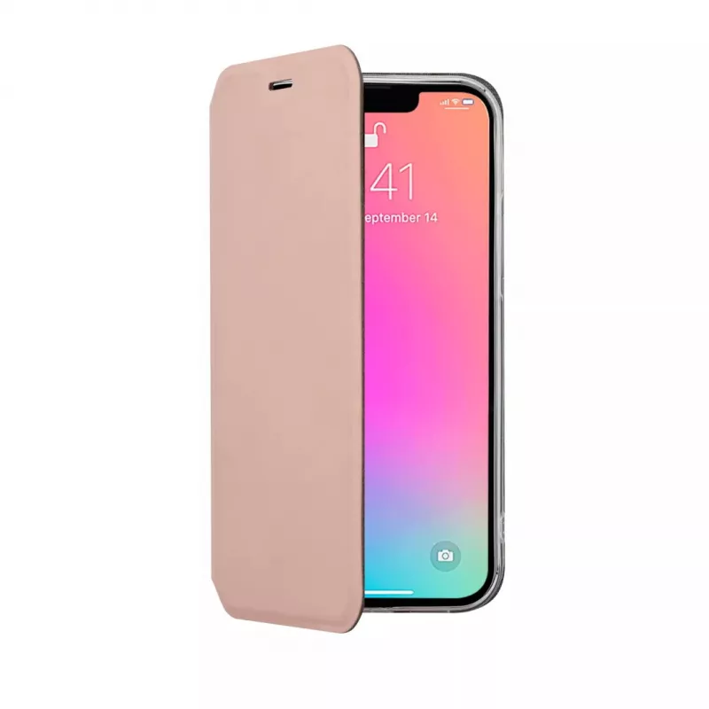 Dėklas-piniginė Screenor Clever iPhone 13 14 15.5 cm Rožinis