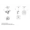 Multibrackets M Projector Mount Pro HD 40kg White, lubų, 40 kg, balta, 150 - 1000 mm, 360°, -5 - 5°