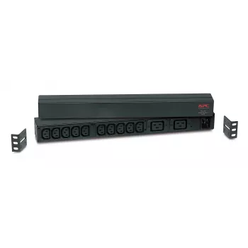 APC RACK PDU BASIC 1 U 16A 230V energijos skirstymo įrenginys (PDU) 12 kintamosios srovės lizdų 0U/1U juodas