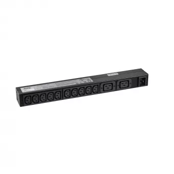 APC RACK PDU BASIC 1 U 16A 230V energijos skirstymo įrenginys (PDU) 12 kintamosios srovės lizdų 0U/1U juodas