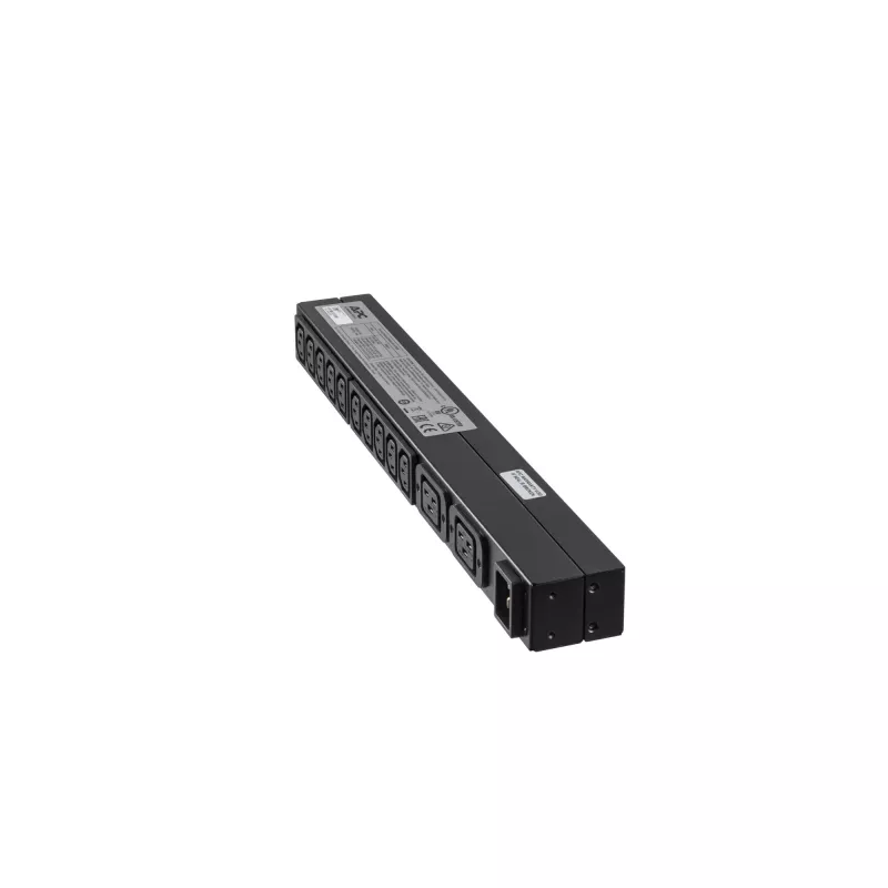 APC RACK PDU BASIC 1 U 16A 230V energijos skirstymo įrenginys (PDU) 12 kintamosios srovės lizdų 0U/1U juodas
