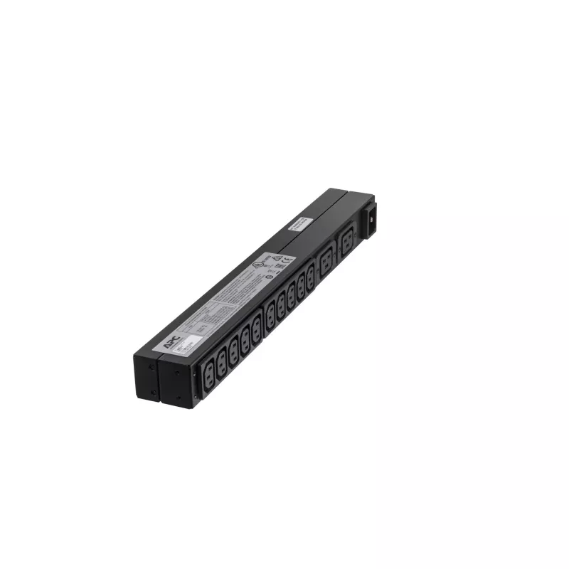 APC RACK PDU BASIC 1 U 16A 230V energijos skirstymo įrenginys (PDU) 12 kintamosios srovės lizdų 0U/1U juodas