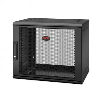 APC NetShelter WX AR109SH4 - 9U, 19 colių pataisų spinta, montuojama ant sienos, iš anksto surinkta, 400MM gylio
