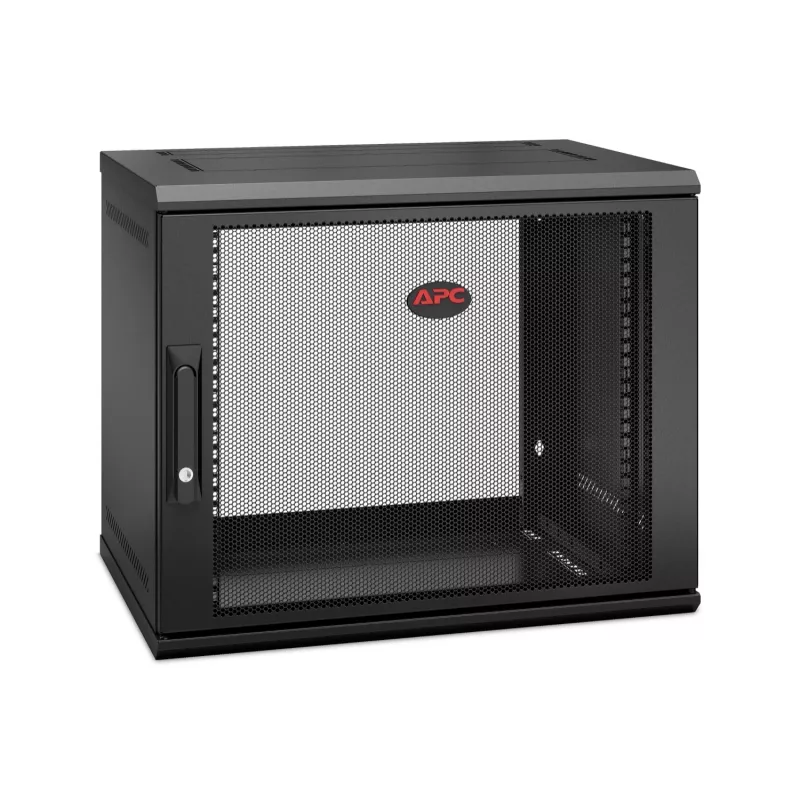APC NetShelter WX AR109SH4 - 9U, 19 colių pataisų spinta, montuojama ant sienos, iš anksto surinkta, 400MM gylio