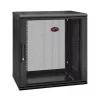 APC NetShelter WX AR112SH4 – 12U, 19 colių pataisų spinta, tvirtinama prie sienos, iš anksto surinkta, 400 mm gylio
