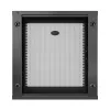 APC NetShelter WX AR112SH4 – 12U, 19 colių pataisų spinta, tvirtinama prie sienos, iš anksto surinkta, 400 mm gylio