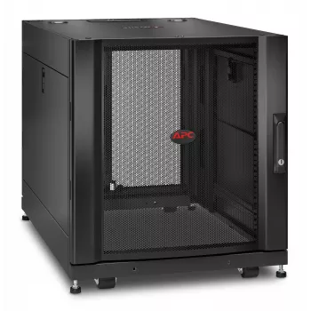 APC NetShelter SX, serverių spintos korpusas, 12U, juodas, 658A x 600P x 900G mm