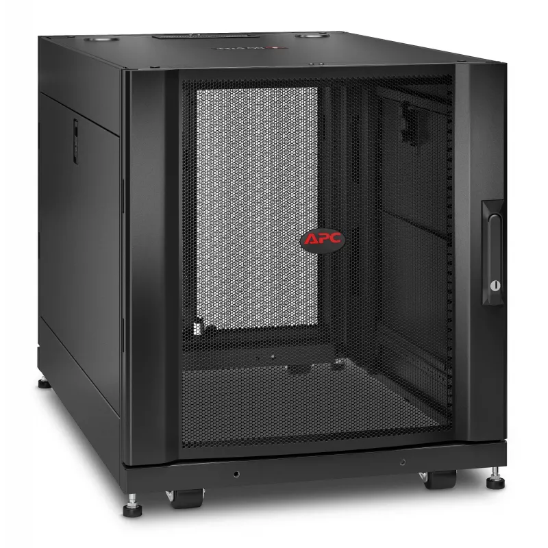 APC NetShelter SX, serverių spintos korpusas, 12U, juodas, 658A x 600P x 900G mm