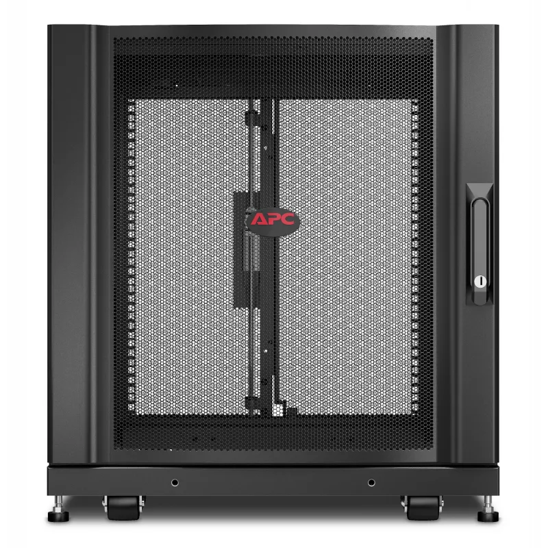 APC NetShelter SX, serverių spintos korpusas, 12U, juodas, 658A x 600P x 900G mm
