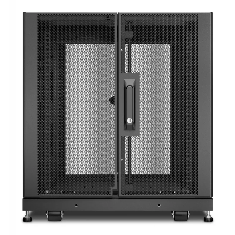 APC NetShelter SX, serverių spintos korpusas, 12U, juodas, 658A x 600P x 900G mm