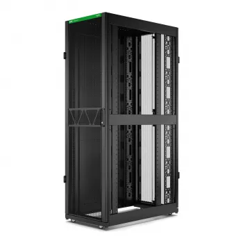 APC Netshelter SX Gen2 AR3100B2 - 42U, 1991h x 600w x 1070d mm, su šoninėmis plokštėmis, juoda