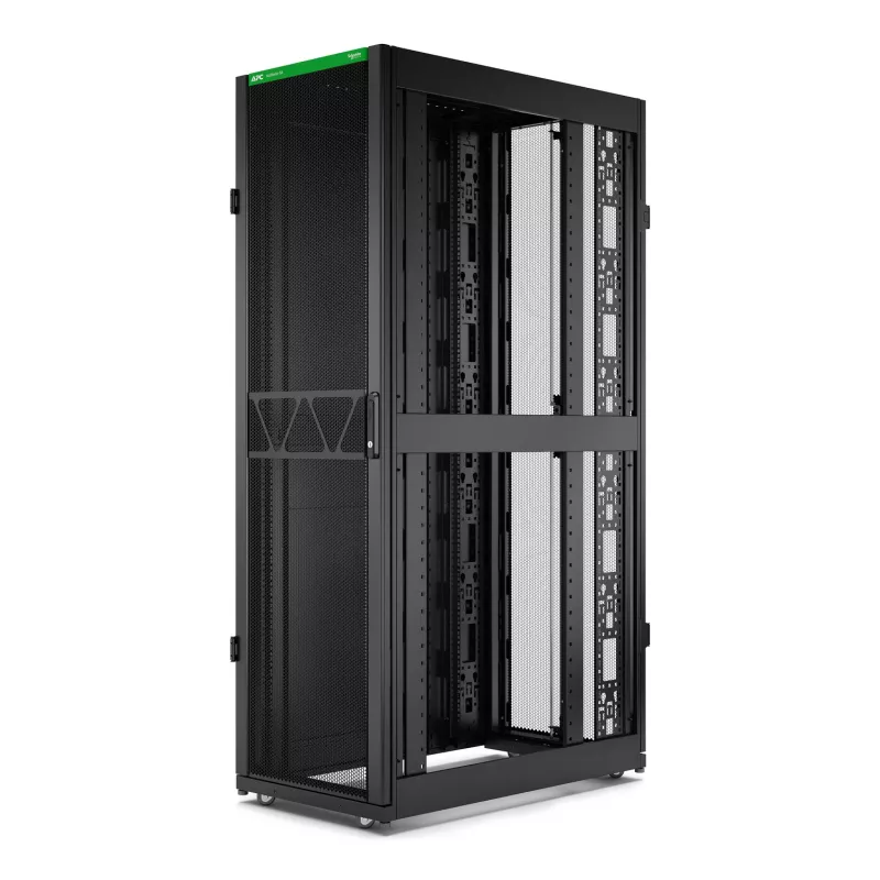 APC Netshelter SX Gen2 AR3100B2 - 42U, 1991h x 600w x 1070d mm, su šoninėmis plokštėmis, juoda