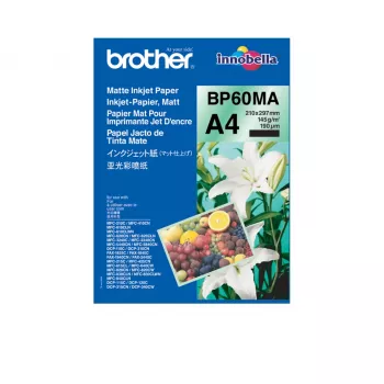 „Brother BP-60MA“ spausdinimo popierius A4 (210x297 mm) Matinis 25 lapai Baltas