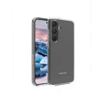 dbramante1928 Galaxy S24 permatomas vienspalvis apsauginis dėklas, sugeriantis smūgius