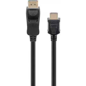 Goobay DisplayPort į HDMI adapterio kabelis 5 m Jungtis 1 DisplayPort Jungtis 2 HDMI Type A