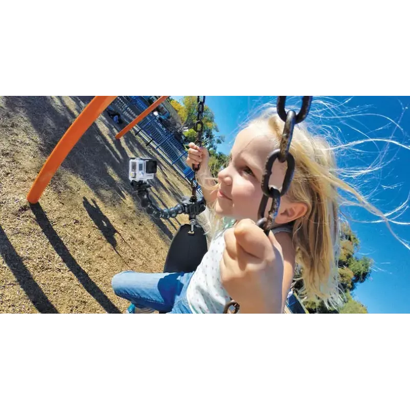 Fotoaparato laikiklis GoPro Jaws Flex Clamp reguliuojamas kakliukas universalus