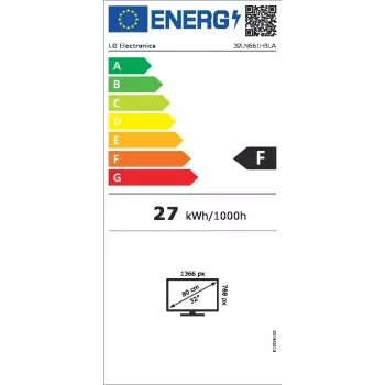 LG 32LN661HBLA 81,3 cm (32 colių) HD išmanusis televizorius juodas 10 W