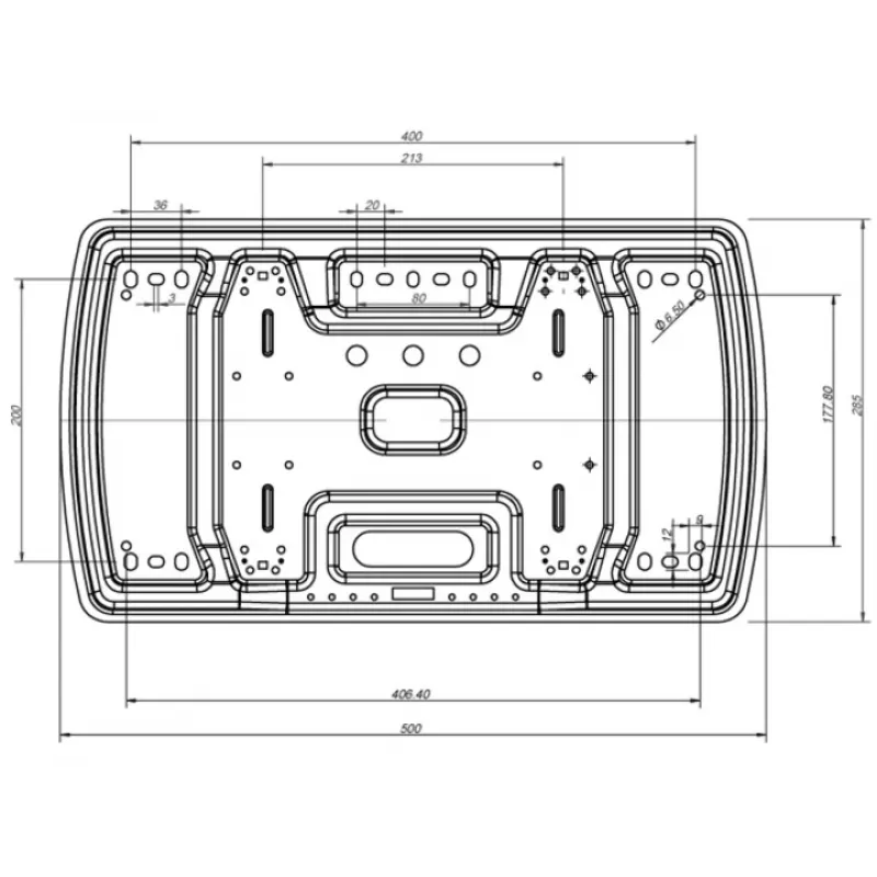 Montavimo laikiklis Multibrackets M VESA Super plonas Tilt & Turn