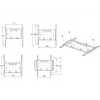 Montavimo laikiklis Multibrackets M VESA Super plonas Tilt & Turn