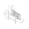Montavimo laikiklis Multibrackets M VESA Super plonas Tilt & Turn
