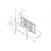 Multibrackets M VESA Super plonas Tilt & Turn HD, 52 kg, 101.6 cm (40 colių), 2.16 m (85 colių), 100 x 100 mm, 400 x 400 mm, 0 - 7°