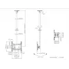 Multibrackets M Public lubinis laikiklis Vidutinis Vienas 3000, 30 kg, 81.3 cm (32 coliai), 139.7 cm (55 coliai), 200 x 100 mm, 400 x 400 mm, 860 - 3130 mm