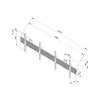 Multibrackets M Wallmount Pro MBW2U fiksuotas juodas