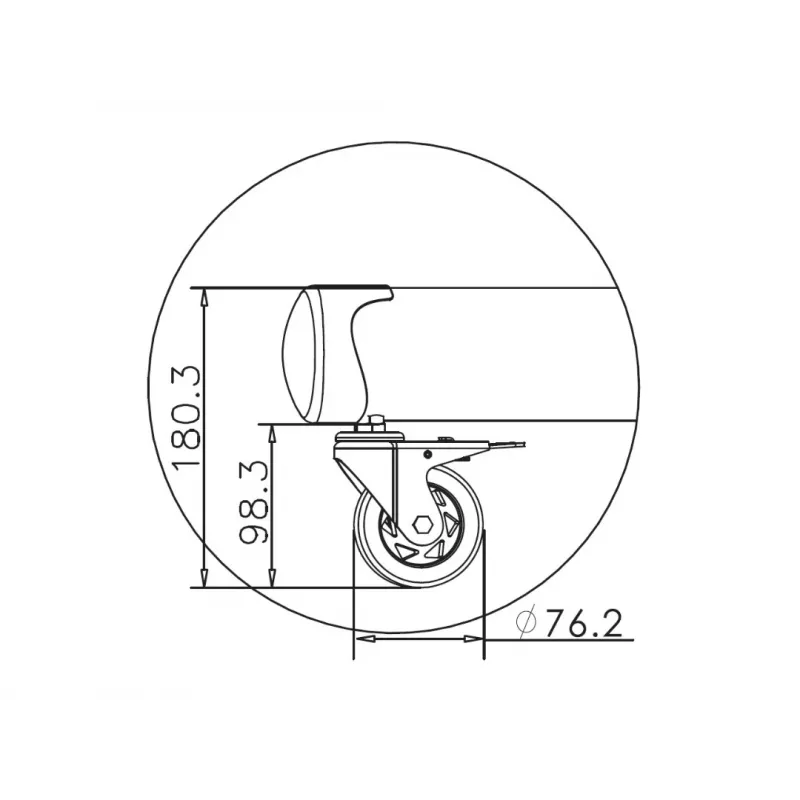 Multibrackets M Public Floorstand Basic 180 su lentyna ir kameros laikikliu