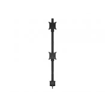 Dviejų ekranų stalinis laikiklis Multibrackets M VESA Officeline Dual Vertical, juodas