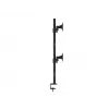 Dviejų ekranų stalinis laikiklis Multibrackets M VESA Officeline Dual Vertical, juodas