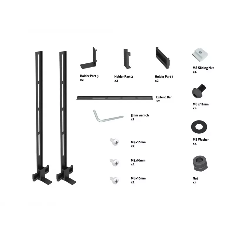 Garso juostos laikiklis Multibrackets M Pro Series Maksimali svorio talpa 5 kg
