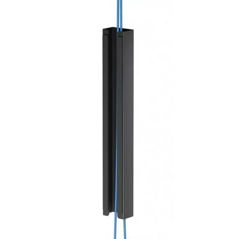 Kabelių gaubtas Neomounts ADS06-123BL magnetinis juodas sėdimojo / stovimojo stalo rėmams, keli kabeliai