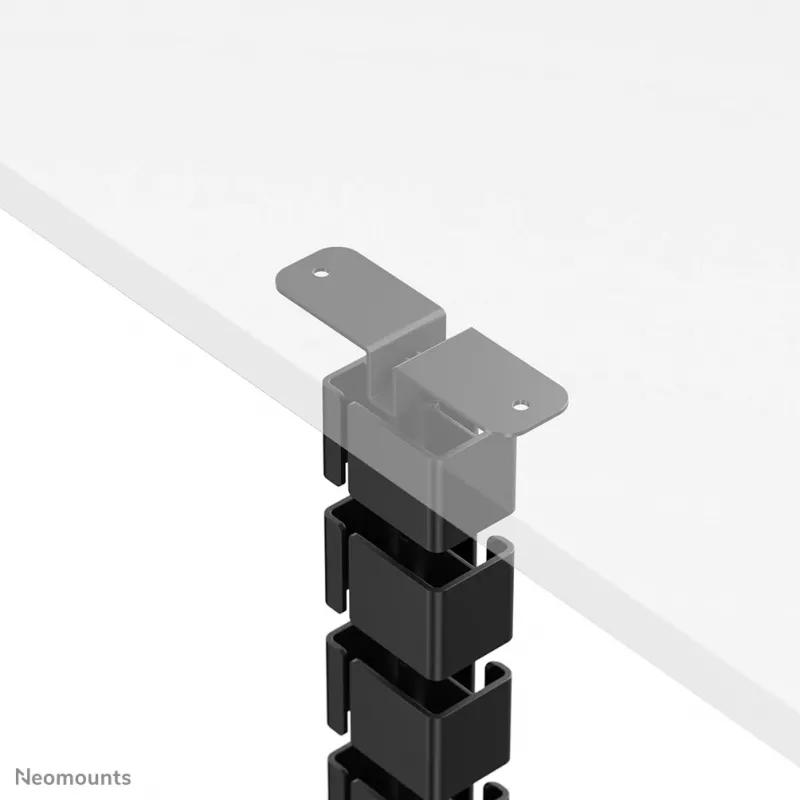 Kabelių laikiklis Neomounts ADS06-133BL — varžtais tvirtinamas magnetinis kanalas, juodas
