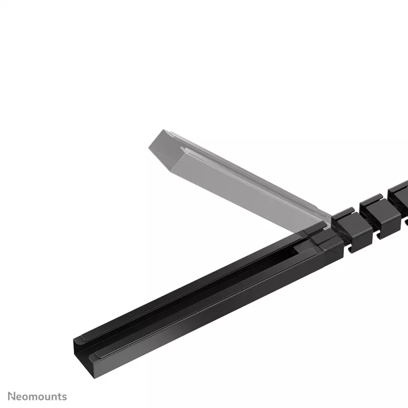 Kabelių laikiklis Neomounts ADS06-133BL — varžtais tvirtinamas magnetinis kanalas, juodas