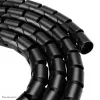 Kabelių apvyniojimas Neomounts ADS06-142BL – juodas, Ø25 mm kabelių organizatorius kabelių valdymui
