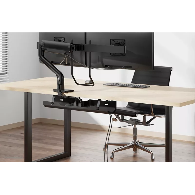 kabelis tray Neomounts ADS07-122BL screw-mounted universal Juoda, wall/rack mounting