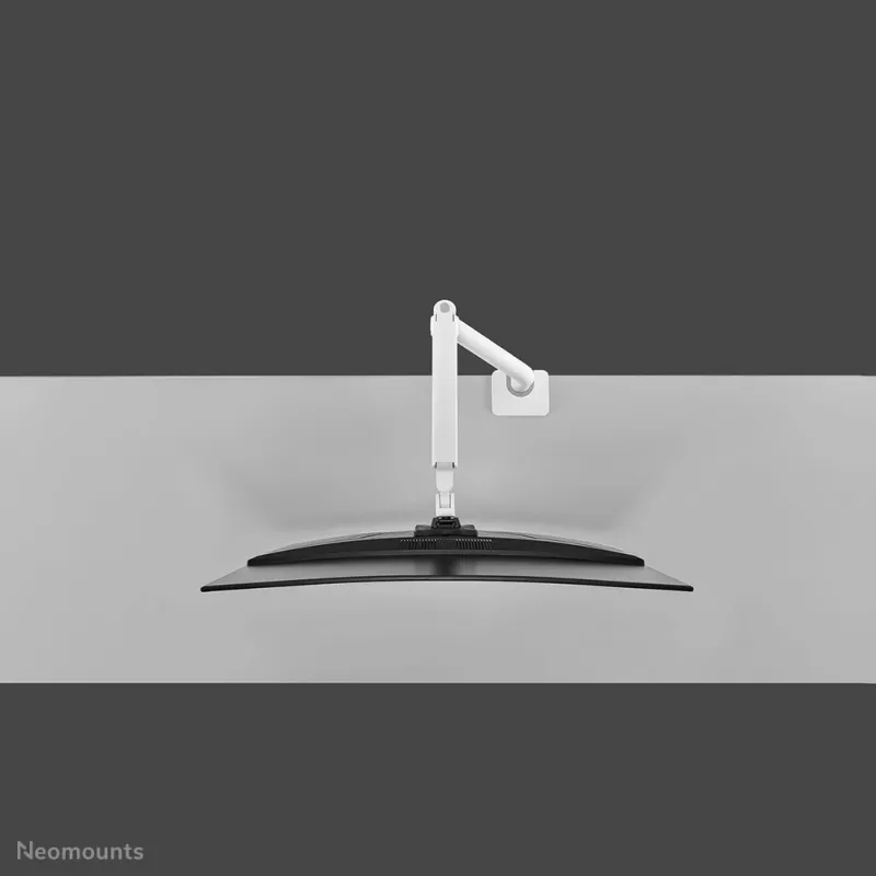 Neomounts DS70S-950WH1 Monitorio laikiklis 17–49 col. - dujinė spyruoklė - viršutinis tvirtinimas - 180° stabdymas