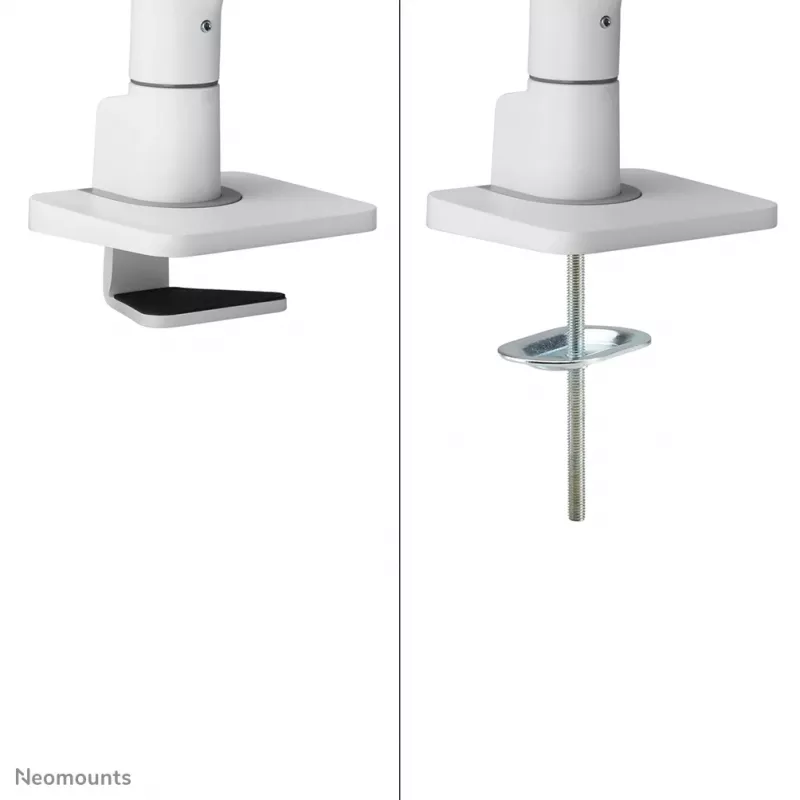 Neomounts DS70S-950WH1 Monitorio laikiklis 17–49 col. - dujinė spyruoklė - viršutinis tvirtinimas - 180° stabdymas