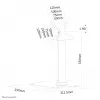 Neomounts FPMA-D1500Sidabrinė Monitor stand 10-32 inch